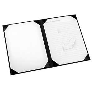 Kondolenzmappe A4 Beyond grauschwarz, Unterschriftenmappe,