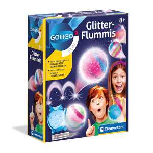 Galileo Fun Glitter Flummis, Minilabor, mit farbigem Pulver u Handbuch