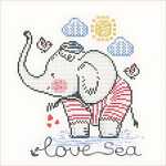 DIAMOND DOTZ 32x32cm Love Sea, zum Kreieren von Motiven