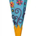 Roth Schultüte 68cm eckig Butterfly-Bastelset