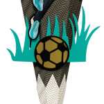 Roth Schultüte 68cm eckig Fußballstar-Bastelset