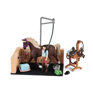 Schleich Horse Club Waschplatz mit Emily und