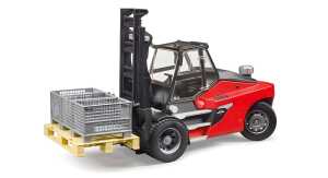 Linde HT160 Stapler mit Palette und 3 Boxen, ab 4 Jahren, Bruder