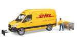 MB Sprinter DHL mit Fahrer, inklusive DHL Paketen und...