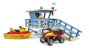 Life Guard Station mit Quad und Personal, inklusive Jetski,