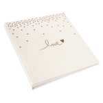 Goldbuch Hochzeitsalbum Raining Hearts pfirsich
