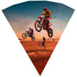 Goldbuch Schultütenbastelset 35cm Motocross Lackkarton