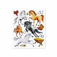 Roth  XXL 3D-Sticker Pferd II, 30x30 cm, 14 Teile