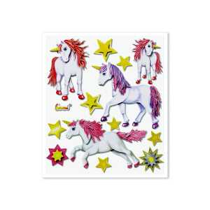 Roth HobbyFun XXL 3D-Sticker Einhorn 14 Teile 30 x 30cm