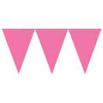 AMSCAN EUROPE Wimpelkette 457x17,7cm dunkelrosa, Amscan