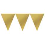 AMSCAN EUROPE Wimpelkette 457x17,7cm gold, Amscan