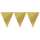 AMSCAN EUROPE Wimpelkette 457x17,7cm gold, Amscan