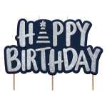 Kerze auf Picker 11x7,5cm A Reason To Celebrate, HAPPY...