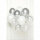 AMSCAN EUROPE  DIY Ballonbouquet  10 Ballons 27cm silber, ab 8 Jahren, Amscan