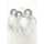 AMSCAN EUROPE DIY Ballonbouquet 10 Ballons 27cm silber, ab 8 Jahren