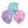 AMSCAN EUROPE Latexballons mit Papier 3 Stück Flutter Butterfly,