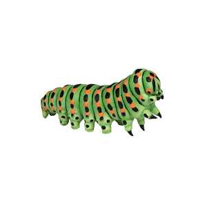 Papo Spielfigur 2cm Raupe, Tiefe x Breite x Höhe (mm): 45x15x25