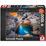 SCHMIDT SPIELE Schmidt Puzzle 1000 Teile Mark Gray Indigo