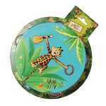 Giraffenaffen Tamburin 4,7x15cm bunt, komplett bedruckt,...