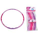 Hula Hoop 80cm pink 8 Teile, zum Zusammenstecken, aus...