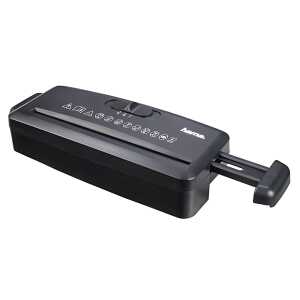 Aktenvernichter Mini S6 schwarz, 8 mm Streifenschnitt