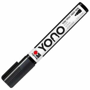 MARABU Acrylmarker Marker YONO 1,5-3mm schwarz, Rundspitze
