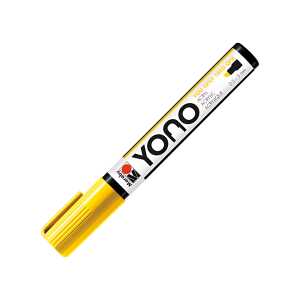 MARABU Acrylmarker Marker YONO 0,5-5mm gelb, Keilspitze, wasserbasiert