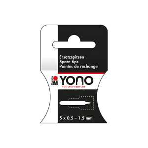 MARABU Ersatzspitzen Acrylmarker YONO 5er 0,5-1,5mm, Rundspitze fein
