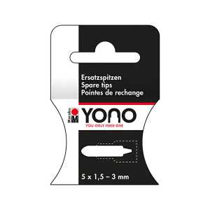 MARABU Ersatzspitzen Acrylmarker YONO 5er 1,5-3mm, Rundspitze, Marabu