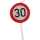 Kerze Jubiläum 30 zur Dekoration von Kuchen, Torten und mehr,