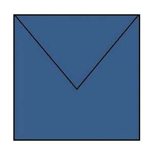 ROESSLER PAPIER Briefumschläge Coloretti jeans 164x164mm 5er