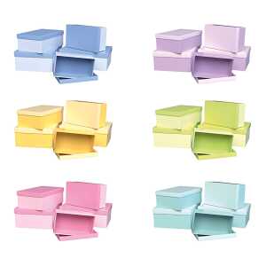 HEKU GMBH Geschenkboxen uni 5 Stück sortiert 6 Farben