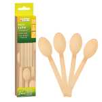 Holzlöffel Premium 10 Stück 17cm be green, aus...