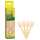 Holzsnackgabeln Premium 10 Stück 12cm be green, aus Bambus,