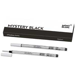 Finelinermine 2er M Mystery Black Montblanc, 2 Stück mittel, schwarz