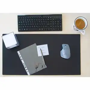Schreibunterlage schwarz 34x65cm PP, Home & Office, aus Kunststoff