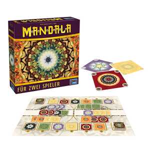 Lookout Spiele Mandala Gesellschaftsspiel, Brettspiel, Spielmatte
