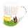 Lerntasse Maulwurf 320ml kleines 1x1, aus Porzellan, bedruckt
