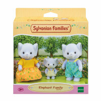 Epoch  Sylvanian Families  Elefanten Familie, 3 Figuren,...