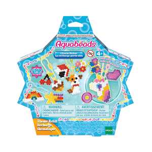 Aquabeads Anhänger Set 480 Perlen und 2 Vorlagen über 480 Bastelperlen