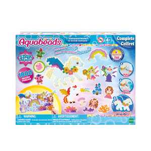 Aquabeads Zauberwelt 1500 Perlen und Zubehör, über 1.500 Bastelperlen