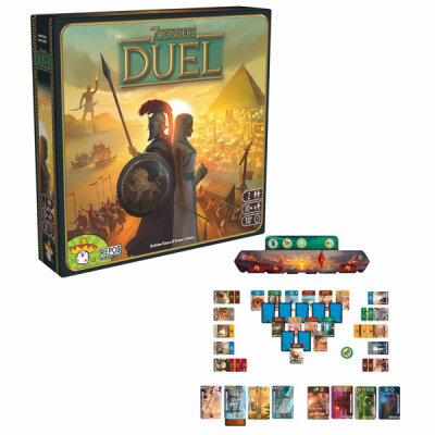 ASMODEE  7 Wonders Duel  Brettspiel, Repos Production, Asmodee