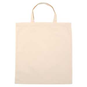 Stoffbeutel mit Henkeln 40x24cm hellnatur, aus 100% Baumwolle