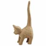 CREATIV COMPANY Deko Katze 10x28,5x5,5cm handgemacht, aus...
