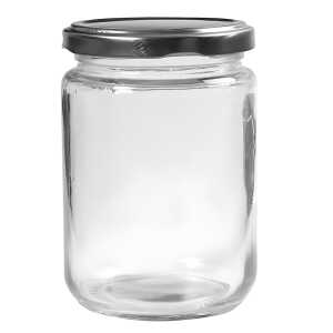 Aufbewahrungsglas 24cm 6er transparent, Klarglasdose