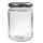 Aufbewahrungsglas 24cm 6er transparent, Klarglasdose