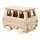 CREATIV COMPANY  Deko Minibus  17x10x13cm, aus hellem Holz