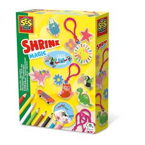 Shrink Magic Anhänger 3 Schrumpffolienblätter, 8 Stifte