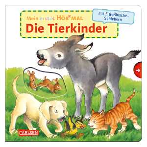 Mein erstes Hör mal Die Tierkinder, Soundbuch mit Schieber