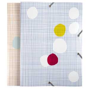 Exacompta Sammelm PP 3 Klapp A4 Zephir 2sort